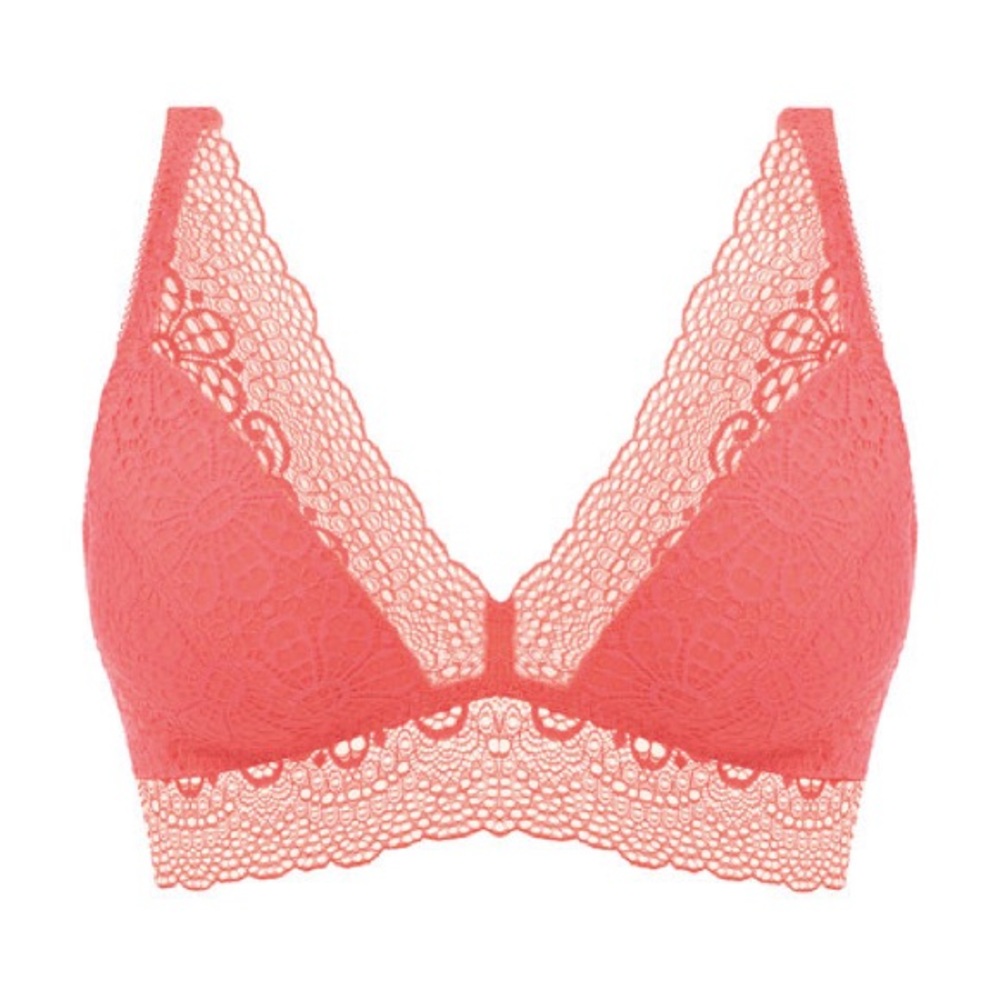 Freya Erin Bralette. Coral. Size L. New without tags.